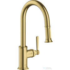 Hansgrohe Axor Montreux 2 funkciós mosogató csaptelep, szálcsiszolt sárgaréz 16581950 csaptelep