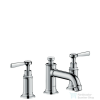 Hansgrohe AXOR MONTREUX 3-lyukú mosdó csaptelep 30, automata leeresztővel, króm 16535000