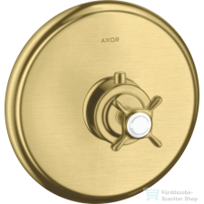 Hansgrohe Axor Montreux Highflow falsík alatti termosztátos színkészlet,szálcsiszolt sárgaréz hatású 16815950 csaptelep