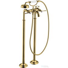 Hansgrohe AXOR MONTREUX szabadon álló kádtöltő csaptelep zuhanyszettel,polírozott arany hatású 16553990 csaptelep