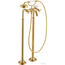 Hansgrohe AXOR MONTREUX szabadon álló kádtöltő csaptelep zuhanyszettel,szálcsiszolt arany hatású 16547250 csaptelep