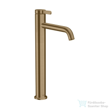 Hansgrohe AXOR ONE 260 magasított mosdócsaptelep nem zárható leeresztővel,szálcsiszolt bronz 48002140 csaptelep