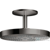 Hansgrohe AXOR ONE 280 fejzuhany 2 jet mennyezeti csatlakozással,polírozott fekete króm 48494330