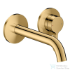 Hansgrohe AXOR ONE falsík alatti mosdó csaptelep 16 cm-es kifolyóval, polírozott arany hatású 48170990