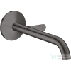Hansgrohe AXOR ONE Select falsík alatti mosdócsaptelep 22 cm-es kifolyóval,nem zárható leeresztővel,szálcsiszolt fekete króm 48112340