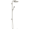 Hansgrohe AXOR ONE Showerpipe 280 1 jet zuhanyszett esőzetővel, és gégecső csatlakozóval,rozsdamentes acél hatású 48790800
