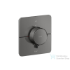 Hansgrohe AXOR ShowerSelect ID falsík alatti termosztátos kád/zuhany csaptelep, beépített EN1717 biztonsági kombinációval, polírozott fekete króm 36755330