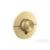 Hansgrohe AXOR SHOWERSELECT ID Round Highflow, 1 fogyasztó+1 funkciós falsík alatti termosztátos csaptelep, szálcsiszolt arany hatású 36776250