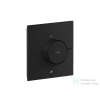 Hansgrohe AXOR SHOWERSELECT ID Square Highflow, 1 fogyasztó+1 funkciós falsík alatti termosztátos csaptelep, matt fekete 36777670