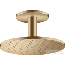 Hansgrohe AXOR SHOWERSOLUTIONS 300 fejzuhany mennyezeti zuhanykarral 1 jet,szálcsiszolt bronz 35301140 csaptelep