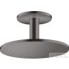 Hansgrohe AXOR SHOWERSOLUTIONS 300 fejzuhany mennyezeti zuhanykarral 1 jet,szálcsiszolt fekete króm 35301340