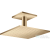 Hansgrohe AXOR SHOWERSOLUTIONS 30x30 cm-es 2 funkciós mennyezeti fejzuhany zuhanykarral,szálcsiszolt bronz 35320140