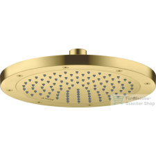 Hansgrohe AXOR SHOWERSOLUTIONS Ecosmart+ 24,5 cm-es fejzuhany, szálcsiszolt sárgaréz 35389950 csaptelep