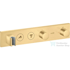 Hansgrohe AXOR SHOWERSOLUTIONS falsík alatti termosztátos zuhany csaptelep, szálcsiszolt arany hatású 18355250 csaptelep