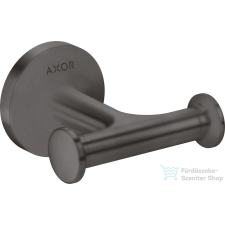 Hansgrohe AXOR UNIVERSAL CIRCULAR dupla akasztó,szálcsiszolt fekete króm 42812340 fürdőszoba kiegészítő