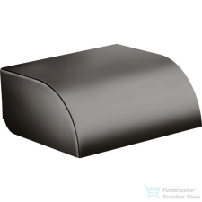 Hansgrohe AXOR UNIVERSAL CIRCULAR fedeles wc papír tartó,polírozott fekete króm 42858330 fürdőszoba kiegészítő