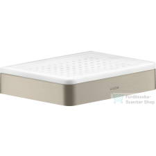 Hansgrohe AXOR UNIVERSAL SOFTSQUARE fali szappantartó,szálcsiszolt nikkel 42803820 fürdőszoba kiegészítő