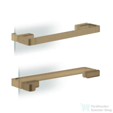 Hansgrohe AXOR UNIVERSAL SOFTSQUARE zuhanyajtó fogantyú,szálcsiszolt bronz 42837140 fürdőszoba kiegészítő