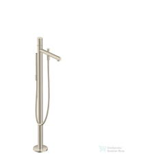 Hansgrohe AXOR UNO szabadonálló kádcsaptelep, Zero fogantyúval, szálcsiszolt nikkel 45416820 csaptelep