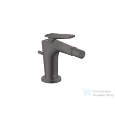 Hansgrohe CITTERIO C bidé csaptelep automata leeresztővel,szálcsiszolt fekete króm 49210340 csaptelep