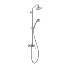  Hansgrohe Croma 100 Showerpipe &#216; 160 mm - Egykaros csapteleppel zuhanyzóhoz, króm 27154000 fürdőkellék