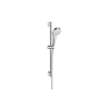 Hansgrohe Croma Select S 1jet Zuhanyszett Zuhanyrúddal Zuhanyfejjel 650mm króm/fehér