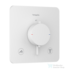 Hansgrohe ECOSTAT Comfort Q falsík alatti kád/zuhany csaptelep, matt fehér 33713700 csaptelep