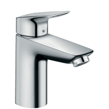 Hansgrohe egykaros mosdó csaptelep Logis 100 mm leeresztő pálcás lefolyóval króm csaptelep