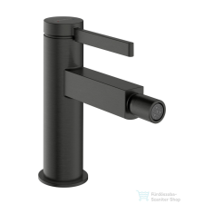 Hansgrohe Finoris bidé csaptelep click-clack leeresztővel, szálcsiszolt fekete króm 76200340 csaptelep