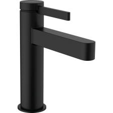 Hansgrohe Finoris Egykaros mosdócsaptelep 110, push-open lefolyógarnitúrával matt fekete 76023670 csaptelep