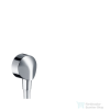Hansgrohe Fixfit E fali csatlakozó visszafolyás-gátlóval DN15, króm 27458000