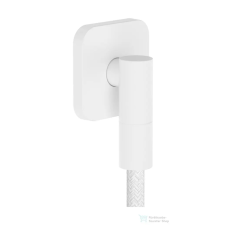 Hansgrohe FIXFIT FINE Q gégecső csatlakozó visszafolyásgátlóval, matt fehér 28884700 csaptelep