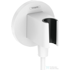 Hansgrohe FIXFIT S zuhanytartó gégecső csatlakozóval, matt fehér 26888700 csaptelep