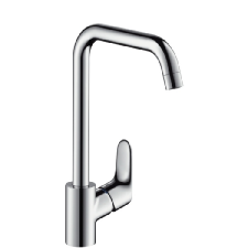  Hansgrohe Focus Egykaros konyhai csaptelep DN15 elektromos, átfolyós vízmelegítőkhöz, króm 31822000 fürdőkellék