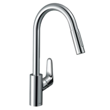 Hansgrohe Focus M41 Egykaros konyhai csaptelep kihúzható zuhanyfejjel csaptelep