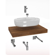 Hansgrohe fürdőszobagarnitúra Dolce mosdóval 80x8x50 cm charleston tölgy KSETDO4 fürdőszoba bútor