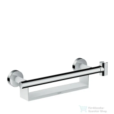 Hansgrohe HG kapaszkodó Comfort w/ Porter a.shelf 26328400 fürdőszoba kiegészítő