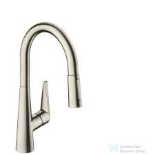 Hansgrohe HG Talis S egykaros konyhai csaptelep 280 kihúzható zuhanyfejjel 72813800 csaptelep