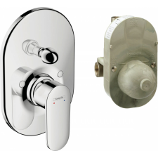 Hansgrohe Kád csaptelep szett falsík alatti, Vernis Blend króm, Hansgrohe csaptelep
