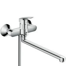 Hansgrohe Kád csaptelep zuhanyszett nélkül hosszú kifolyóval, Logis króm, Hansgrohe csaptelep