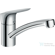 Hansgrohe LOGIS M31 egykaros mosogató csaptelep nyílt rendszerű vízmelegítőkhöz 120, króm 71831000 csaptelep