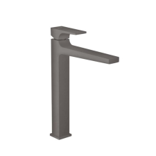 Hansgrohe Magas mosdó csaptelep Hansgrohe Metropol leeresztőszeleppel csiszolt fekete króm 32512340 csaptelep