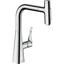 Hansgrohe Metris Select M71 M7117-H240 egykaros konyhai csaptelep kihúzható kifolyóval króm 73822000 csaptelep