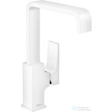 Hansgrohe METROPOL 230 magas mosdó csaptelep klik-klak leeresztővel, matt fehér 32511700 csaptelep