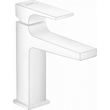 Hansgrohe Metropol egykaros mosdócsaptelep 110 Push-Open lefolyóval matt fehér csaptelep