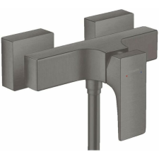 Hansgrohe Metropol egykaros zuhanycsaptelep falsíkon kívüli szálcsiszolt fekete csaptelep