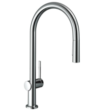 Hansgrohe Mosogató csaptelep Hansgrohe Talis M54 kihúzható zuhannyal króm 72801000 csaptelep