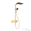 Hansgrohe RAINDANCE ALIVE Q Puro Showerpipe 210/340 2 jet termosztátos zuhanyrendszer, polírozott arany hatású 24590990