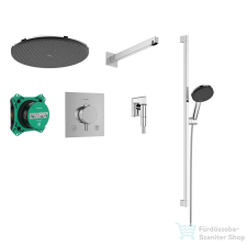 Hansgrohe RAINDANCE ALIVE S falsík alatti termosztátos zuhanyrendszer, kiegészítőkkel, króm 24622000 csaptelep