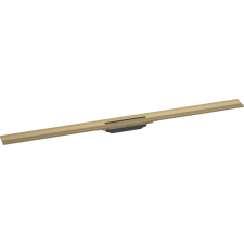 Hansgrohe RainDrain Flex Zuhanylefolyó színkészlet 1200, méretre vágható, fali illesztéshez szálcsiszolt bronz 56054140 építőanyag